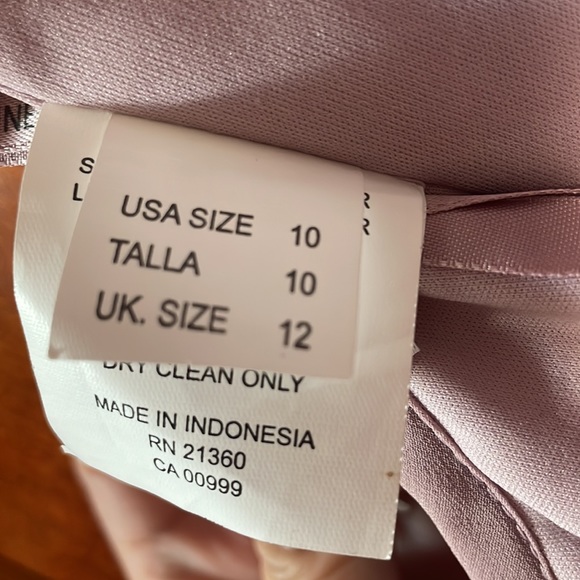 Women’s mauve bridesmaid dress size 10 - Picture 10 of 11